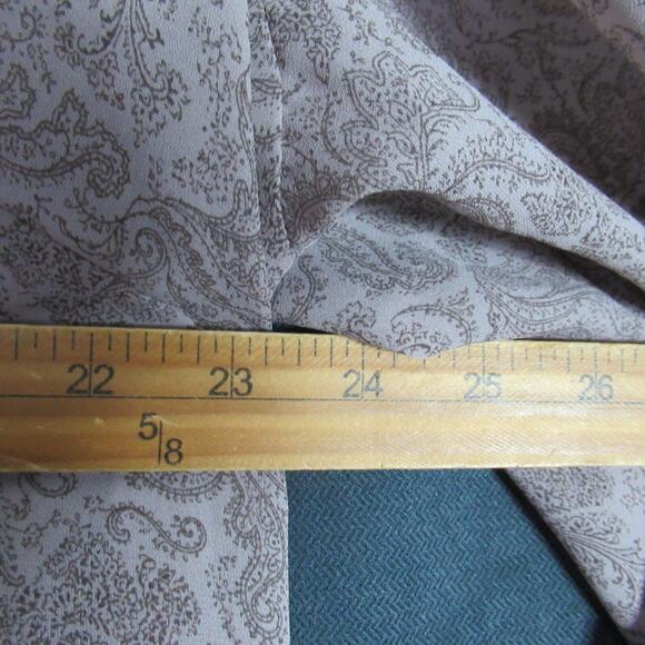 Vintage Maggie McNaughton Top Womens 18W Mauve Paisley Long Sleeve Blouse Retro - Picture 6 of 7